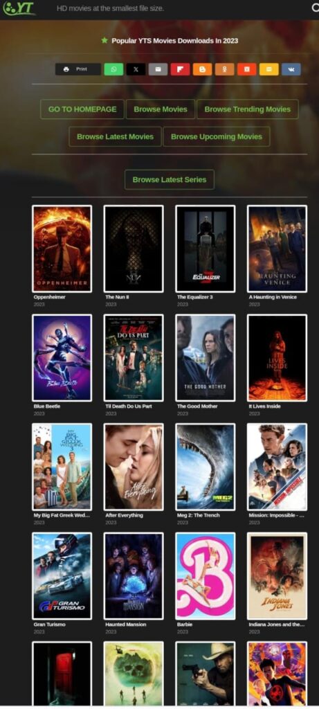 Search And Browse YTS Movies Torrent Free Download, Watch
